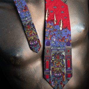 Fendi Tie - Silk - Arabic Design